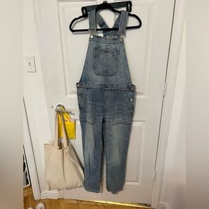 Oversized Gap Denim Overalls